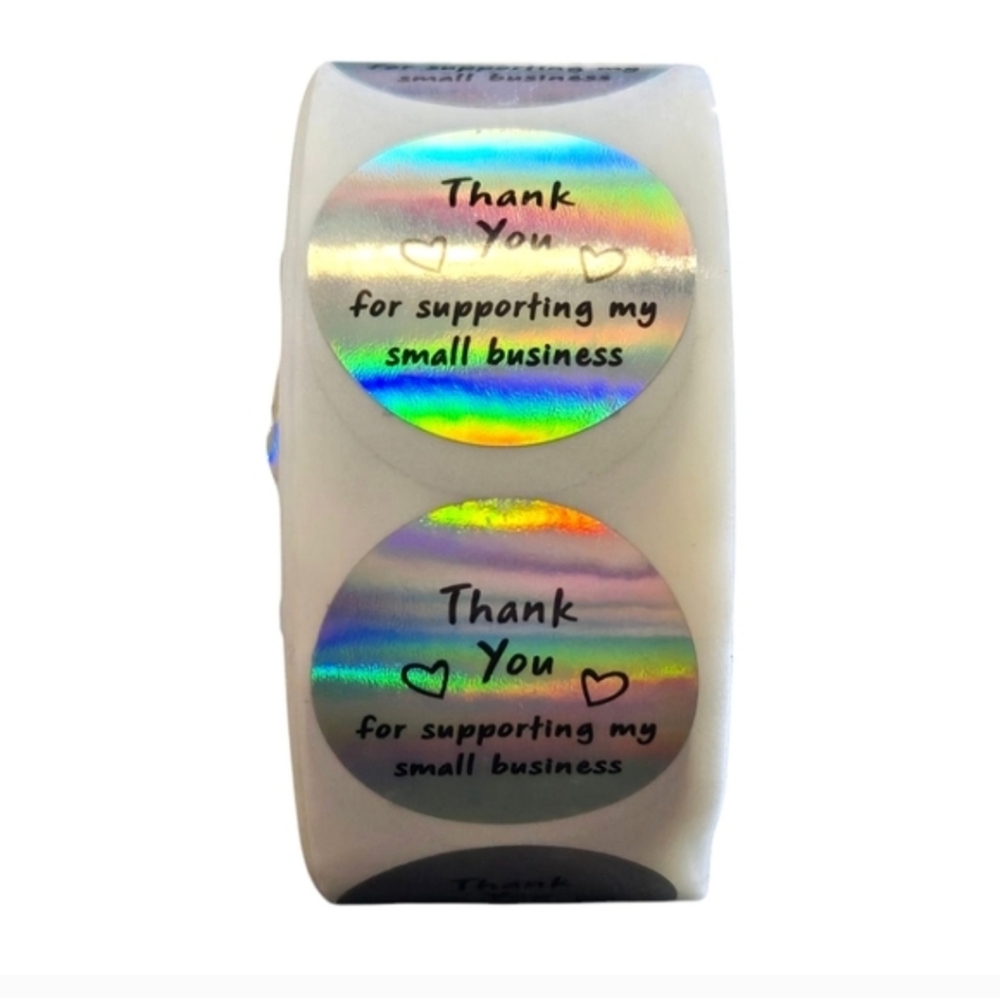 Thank You Stickers - Pick 1 Roll of 500 Pieces - Picture 4 of 6